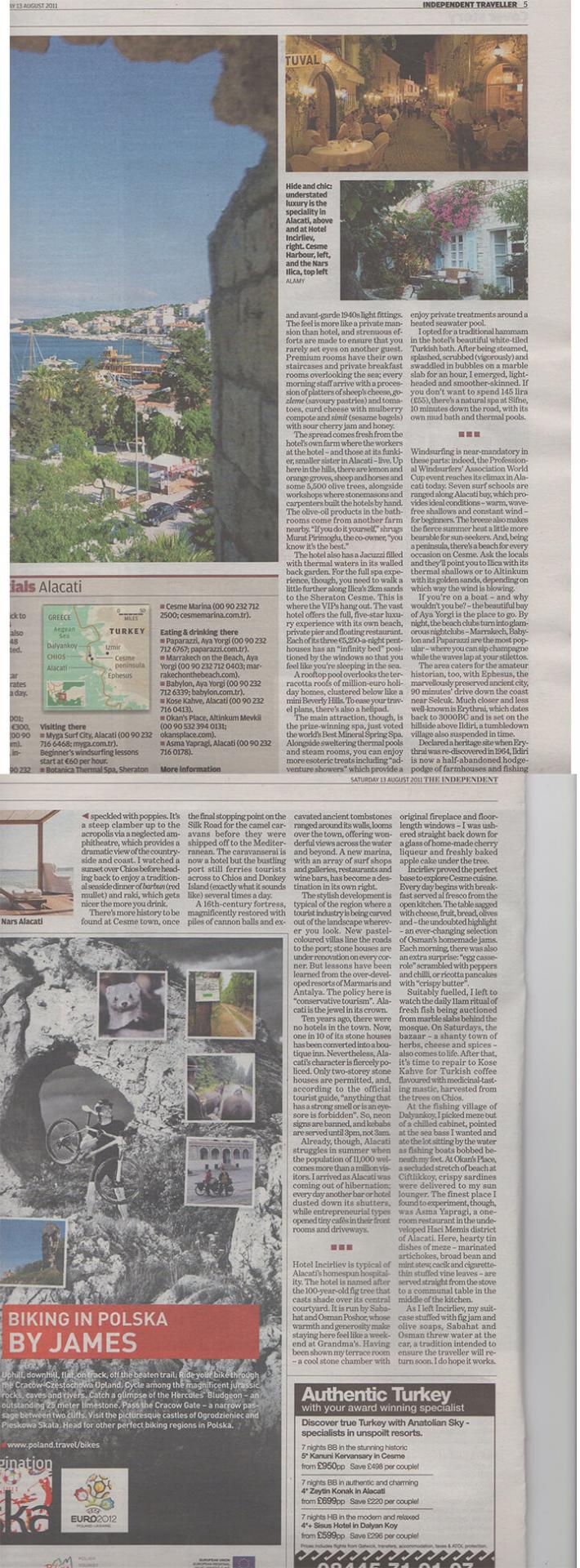 Alaçatı İncirliev - The Independent